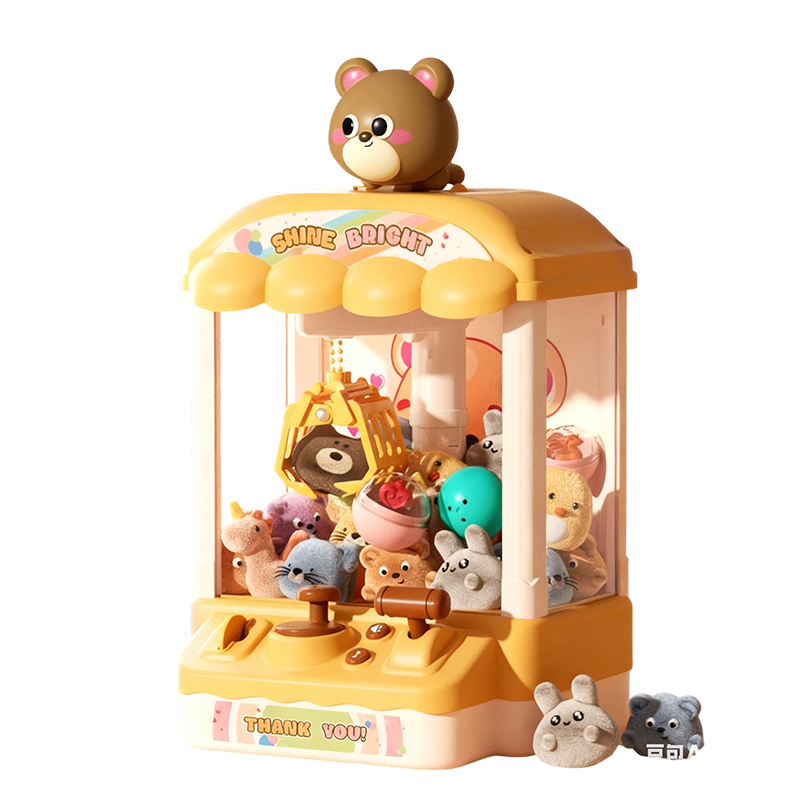 š„Hot Sale Deals-Childrenās Cute Animal Claw Machine with Dolls and Capsules