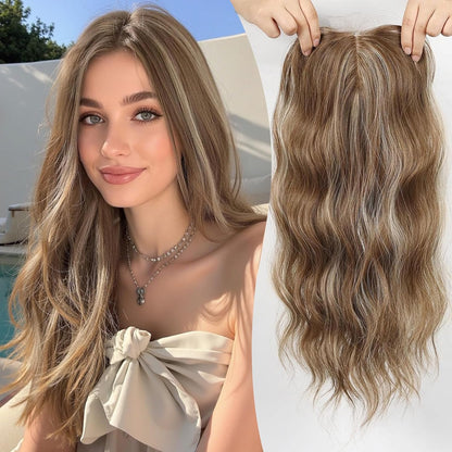 🌷Final Hours –🌷2026 New Lightweight & Breathable Wavy Hair Topper