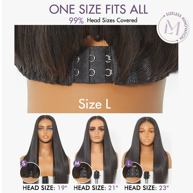 ✨ Glueless Short Layered 5x5 Closure Pre-Cut Lace Wig