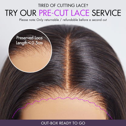 ✨ Glueless Short Layered 5x5 Closure Pre-Cut Lace Wig