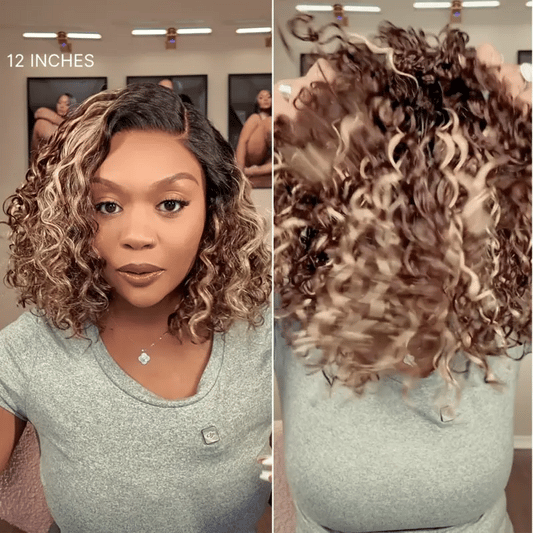 ✨Ready-to-Go Glueless Curly Bob Wig