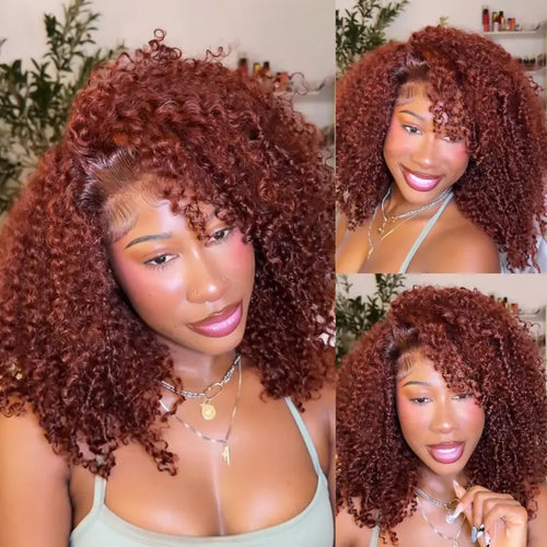 💥 Summer Clearance Event — Limited Stock Available  🔥250% Density Fluffy Afro Kinky Curly Glueless Wig