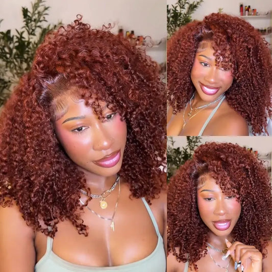💥 Summer Clearance Event — Limited Stock Available  🔥250% Density Fluffy Afro Kinky Curly Glueless Wig