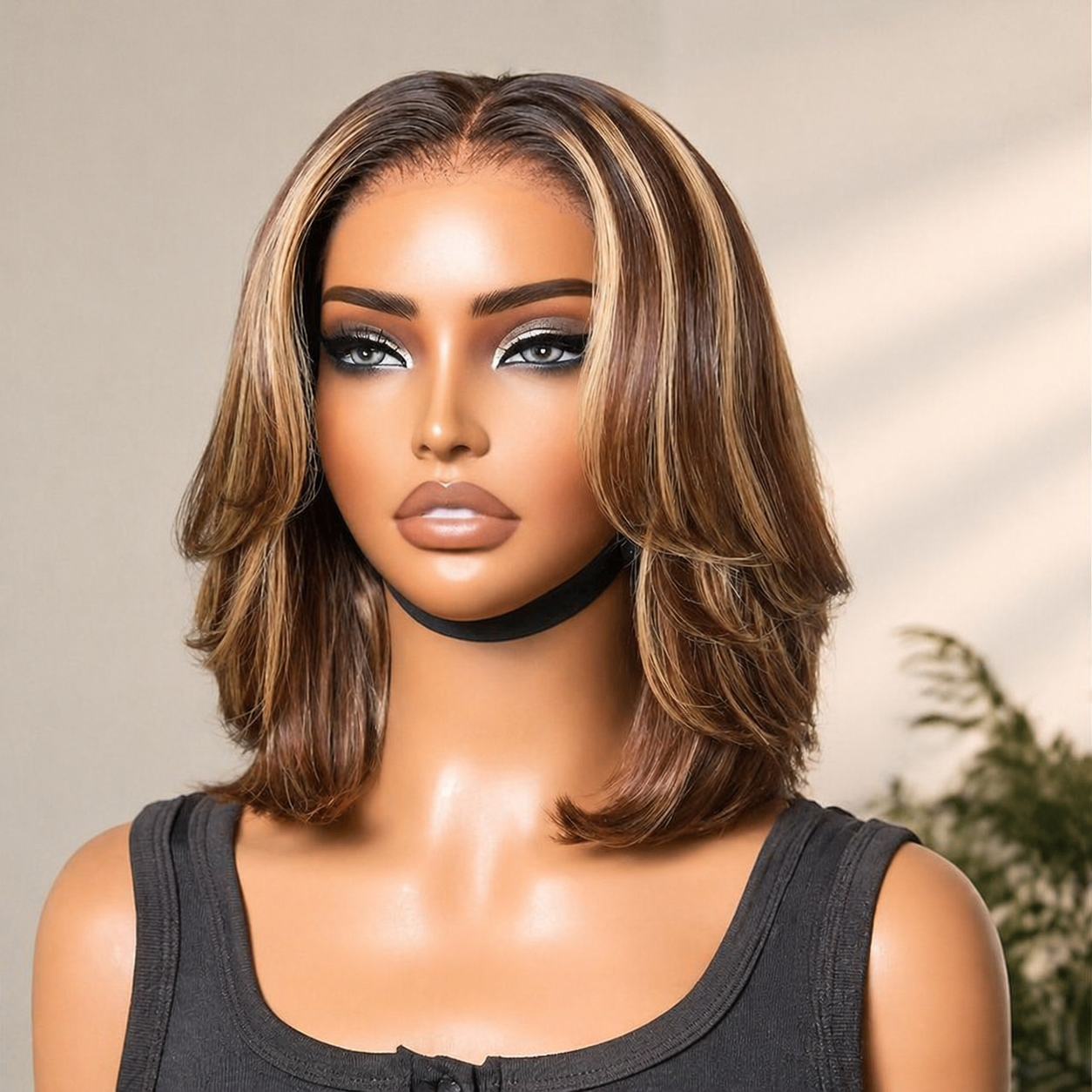 ✨ Glueless Short Layered 5x5 Closure Pre-Cut Lace Wig