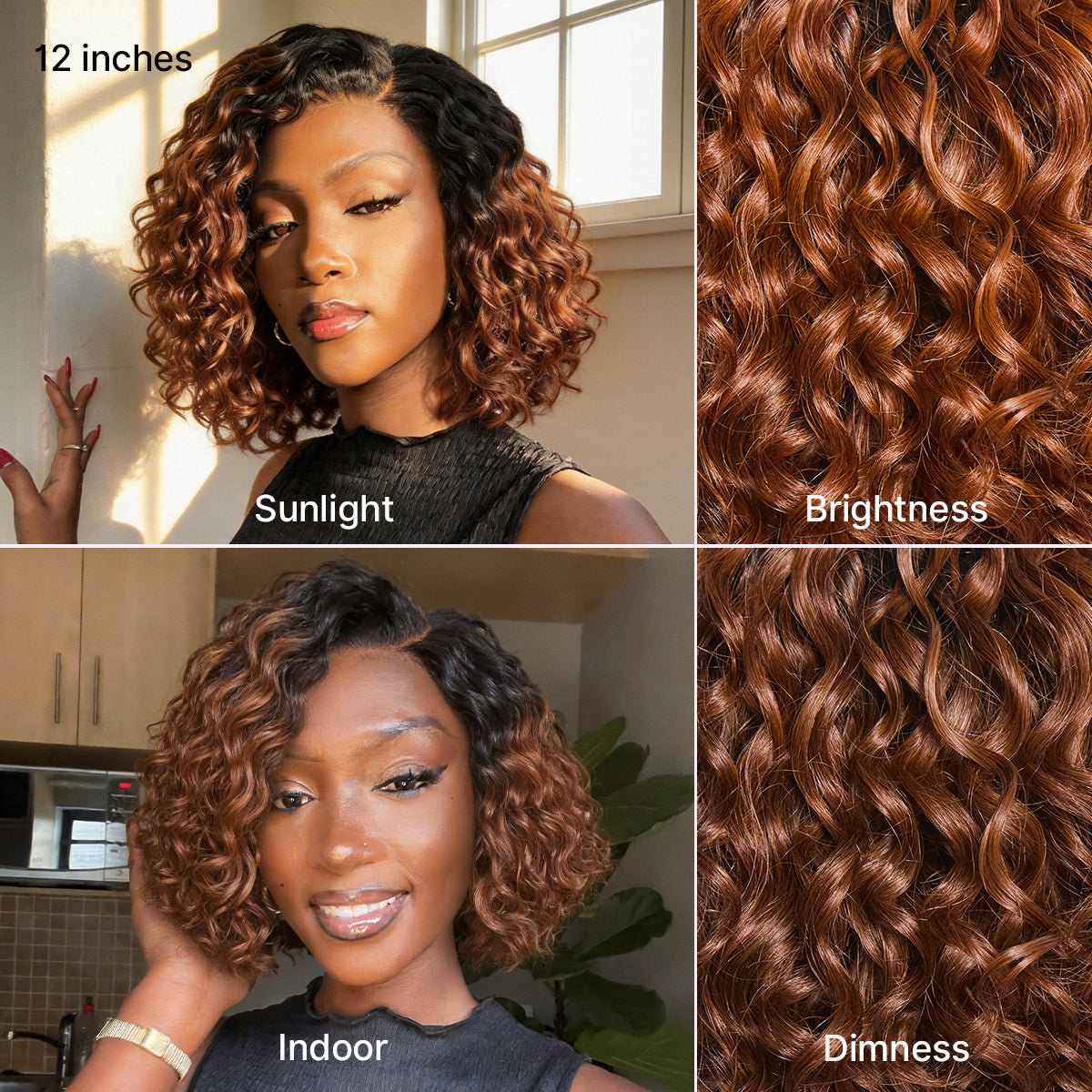 ✨Ready-to-Go Glueless Curly Bob Wig