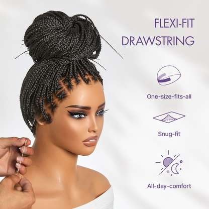 💖Real Scalp Knotless Braided Wig – Lightweight Fit-