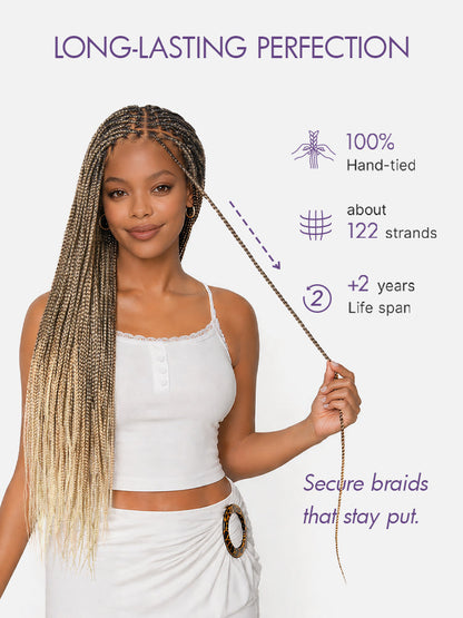 🔥Last Day: 58% Off🔥 Salon Braids HD Lace Knotless Wig ✨