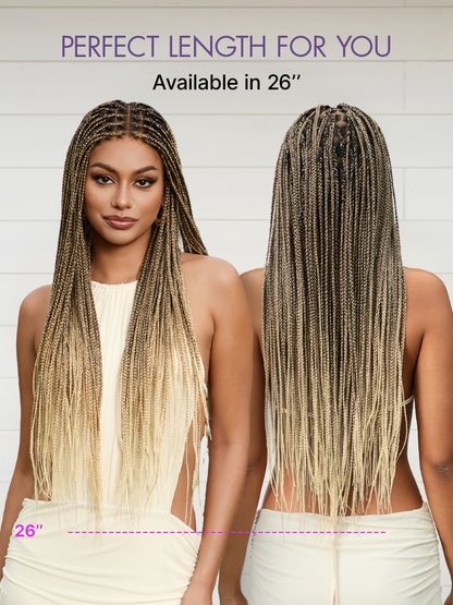 🔥Last Day: 58% Off🔥 Salon Braids HD Lace Knotless Wig ✨
