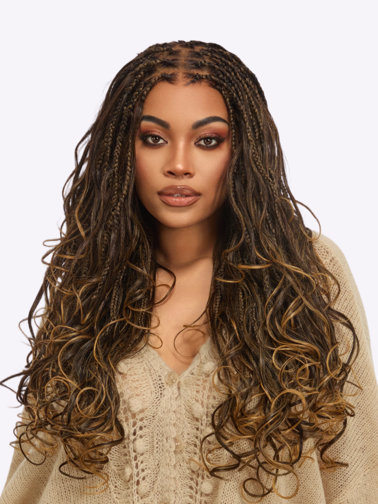 🔥Last Day: 58% Off🔥 Salon Braids HD Lace Knotless Wig ✨