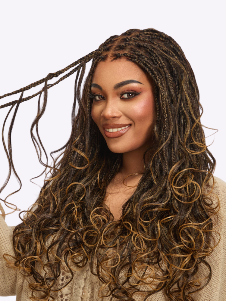 🔥Last Day: 73% Off🔥 Salon Braids HD Lace Knotless Wig ✨
