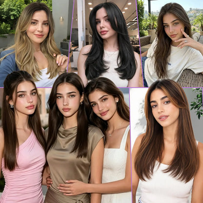 ☀️ Hot Weather? Try This Breathable Hair Solution-Natural-Looking Hair Topper for Women