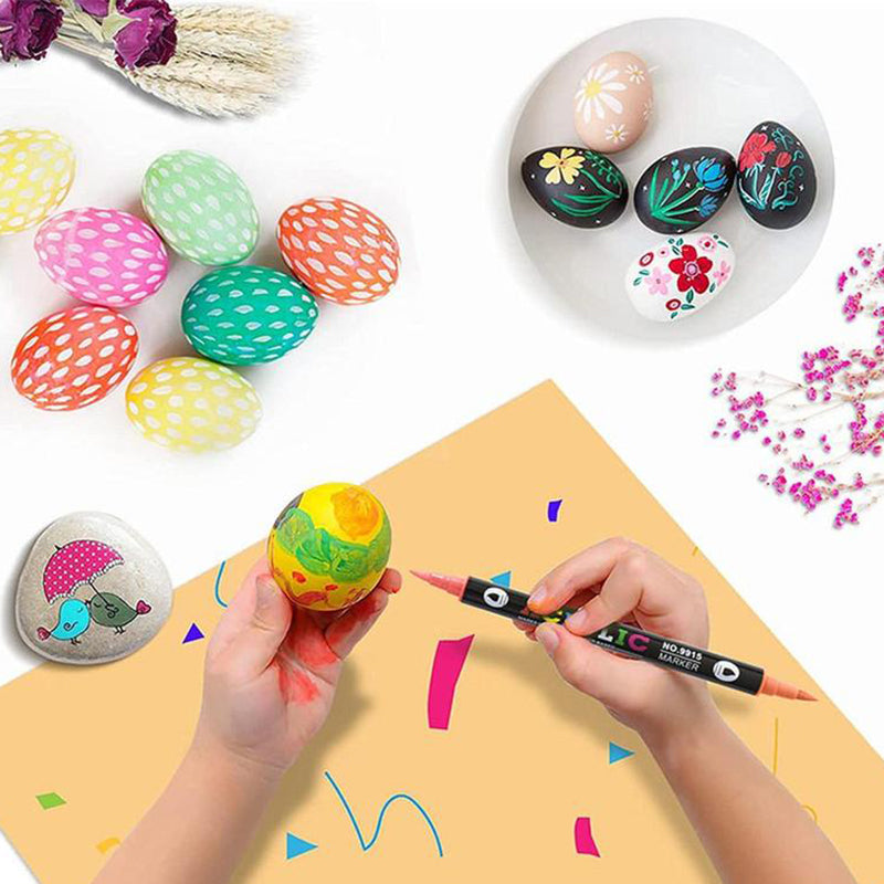🌈Hot Sale Deals🖌️Dual Tip Acrylic Paint Pen Marker✨🎨
