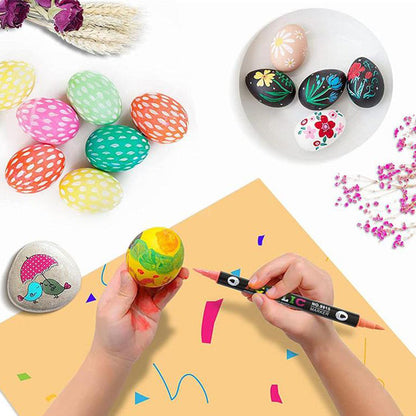🌈Hot Sale Deals🖌️Dual Tip Acrylic Paint Pen Marker✨🎨