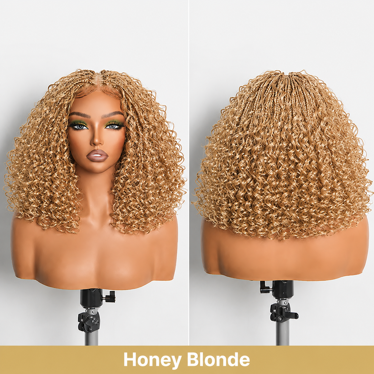 ✨Glueless Boho Braids Water Wave Wig