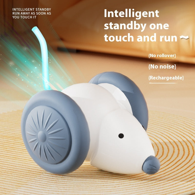 Pet Toys Interactive Cat Toy Electric Mouse Car – Automatic Teaser With Intelligent Obstacle Avoidance Pet Products