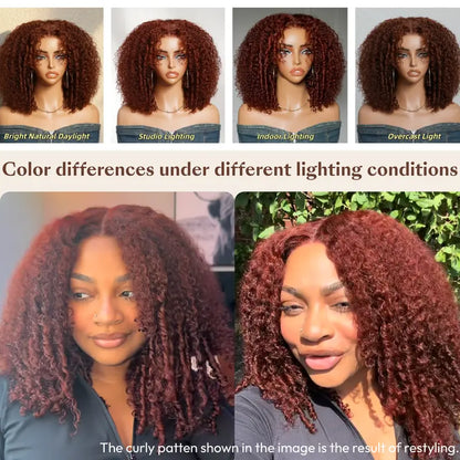 💥 Summer Clearance Event — Limited Stock Available  🔥250% Density Fluffy Afro Kinky Curly Glueless Wig