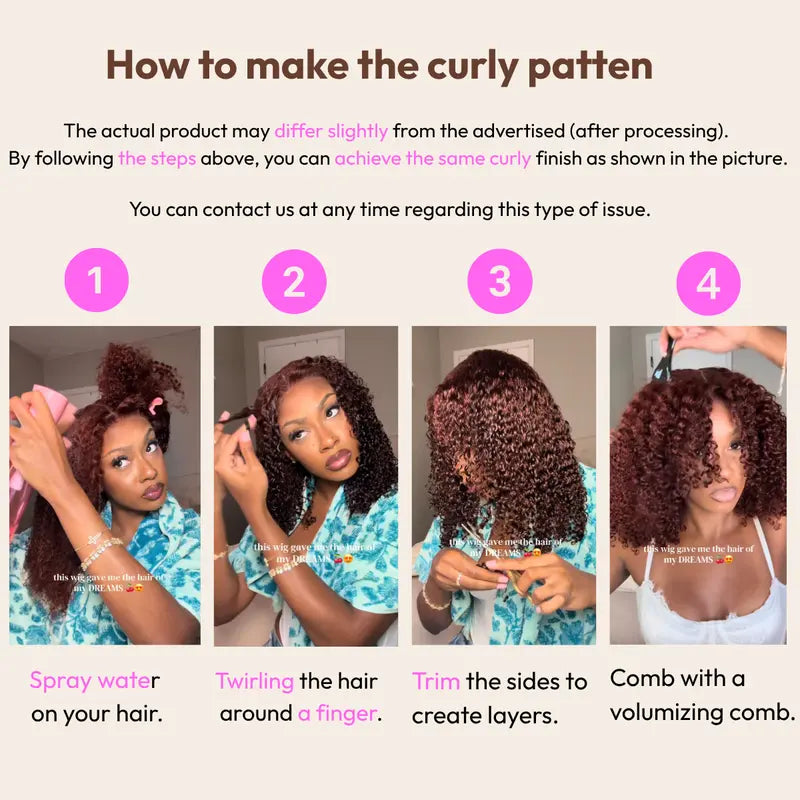 💥 Summer Clearance Event — Limited Stock Available  🔥250% Density Fluffy Afro Kinky Curly Glueless Wig