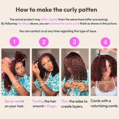 💥 Summer Clearance Event — Limited Stock Available  🔥250% Density Fluffy Afro Kinky Curly Glueless Wig