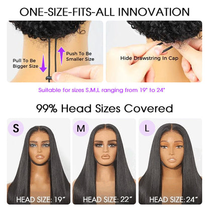 ✨ Glueless HD Lace Boho Braids Human Hair Wig – Natural Goddess Curls