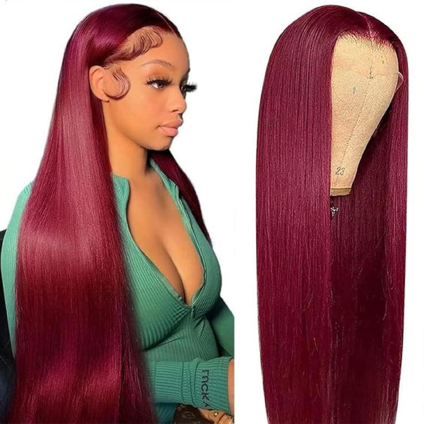 Final Hours – Up to 79% Off🌷💥Straight HD Transparent Lace Front Wigs Human Hair