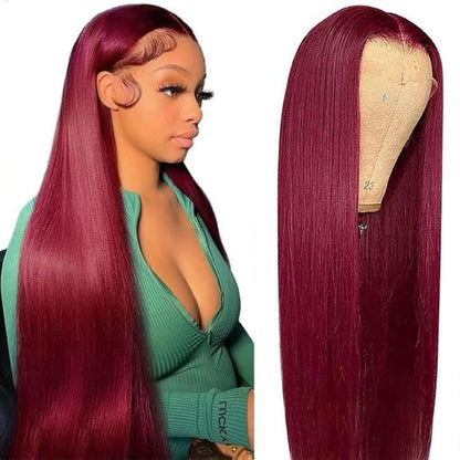 Final Hours – Up to 79% Off🌷💥Straight HD Transparent Lace Front Wigs Human Hair