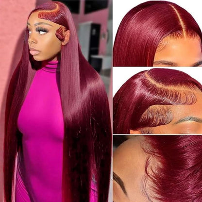 Final Hours – Up to 79% Off🌷💥Straight HD Transparent Lace Front Wigs Human Hair