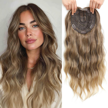 🌷Final Hours –🌷2026 New Lightweight & Breathable Wavy Hair Topper