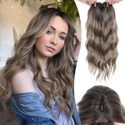 🌷Final Hours –🌷2026 New Lightweight & Breathable Wavy Hair Topper
