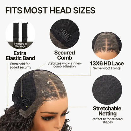 ⚠️ Hurry! 80% OFF — Stock Limited to 200 Pieces! Lace Wig Glueless Wear