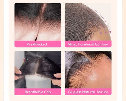 ✨Glueless HD Lace Bob Wig Beautiful Curls In Minutes✨