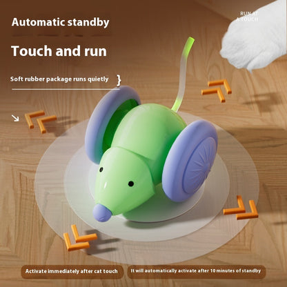 Pet Toys Interactive Cat Toy Electric Mouse Car – Automatic Teaser With Intelligent Obstacle Avoidance Pet Products