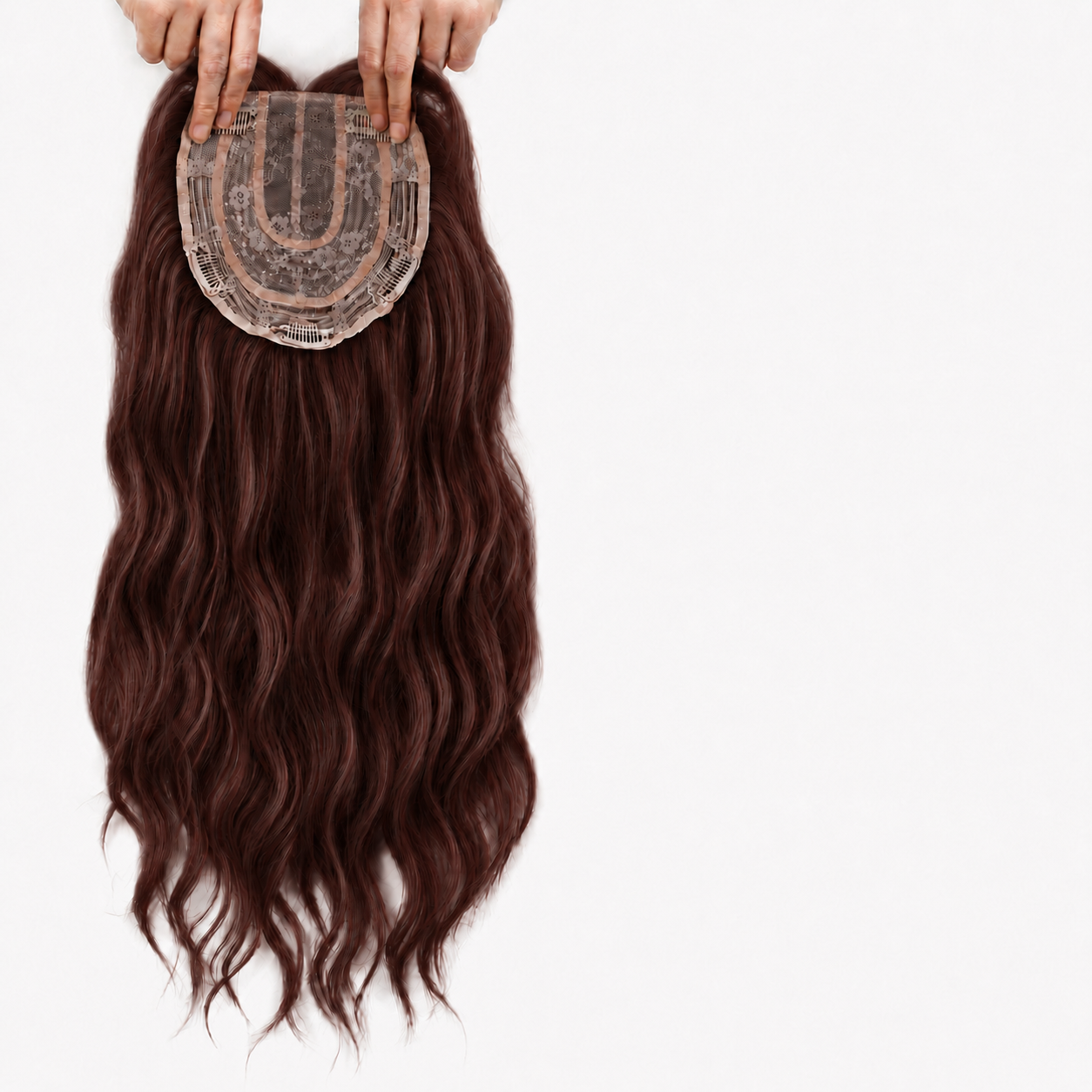 ⚡ Final Hours –🌷2026 New Lightweight & Breathable Wavy Hair Topper