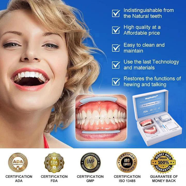 🦷 HazyGalaxy™ Custom-Fit Dentures ⏰ ENDS TODAY   88% OFF | Smile with Confidence