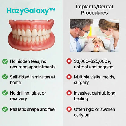 ✅🦷 HazyGalaxy™ Custom-Fit Dentures ⏰ ENDS TODAY   70% OFF | Smile with Confidence