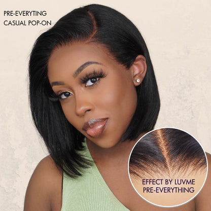 ✨ Glueless Short Layered 5x5 Closure Pre-Cut Lace Wig