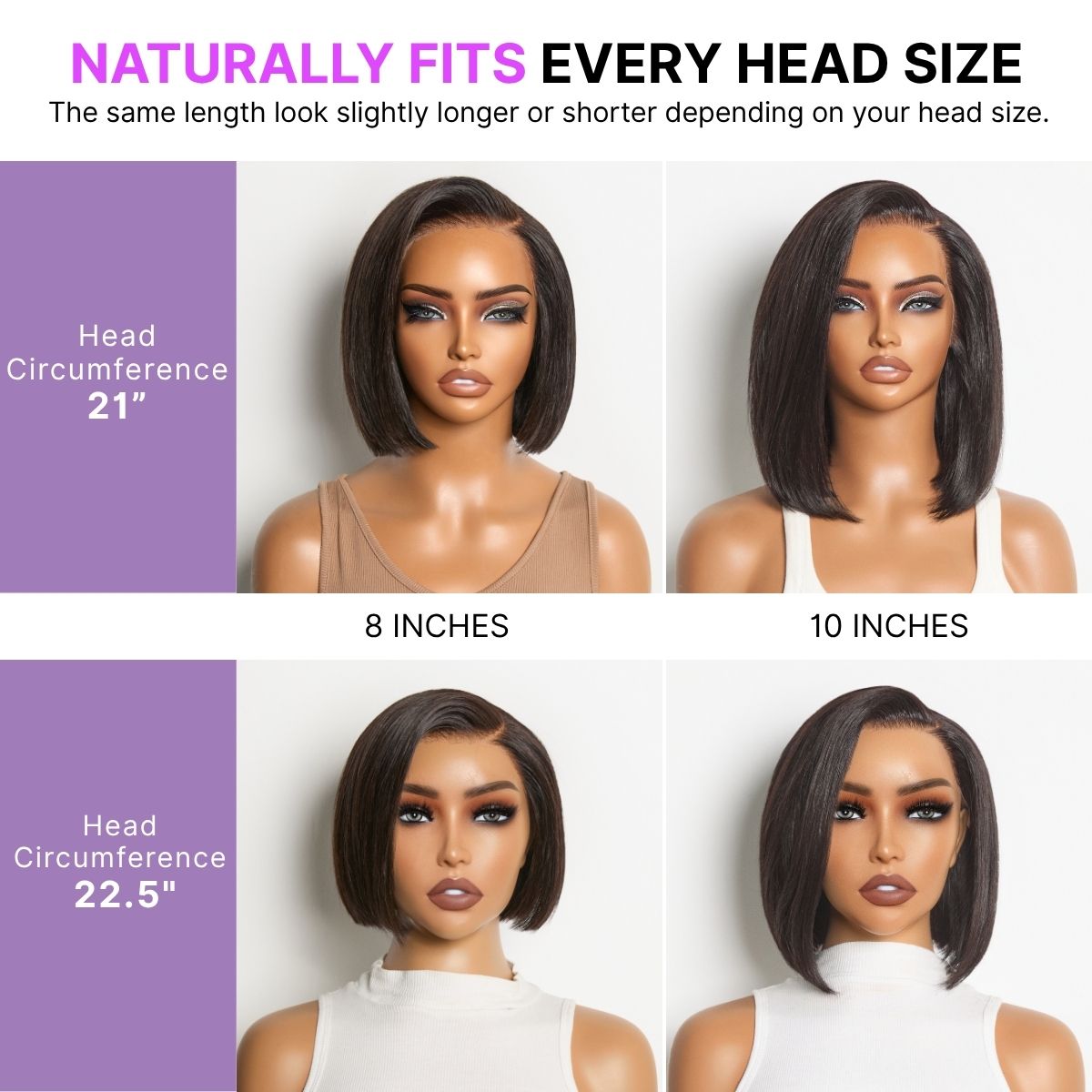 ✨ Glueless Short Layered 5x5 Closure Pre-Cut Lace Wig