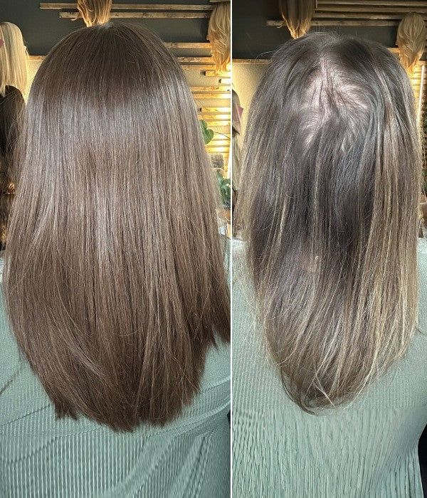 ☀️ Hot Weather? Try This Breathable Hair Solution-Natural-Looking Hair Topper for Women