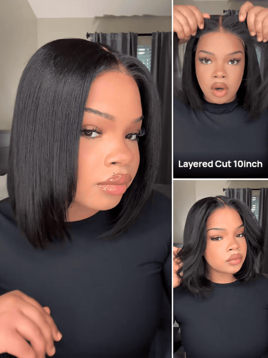 🔥North American Best Seller | Glueless Curly Bob Wig