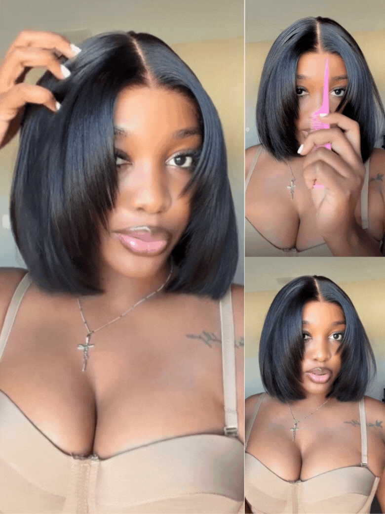 🔥North American Best Seller | Glueless Curly Bob Wig