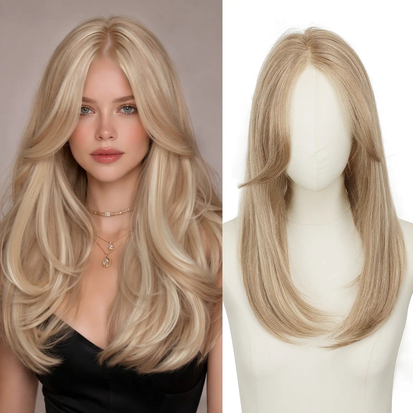 ☀️ Hot Weather? Try This Breathable Hair Solution-Natural-Looking Hair Topper for Women