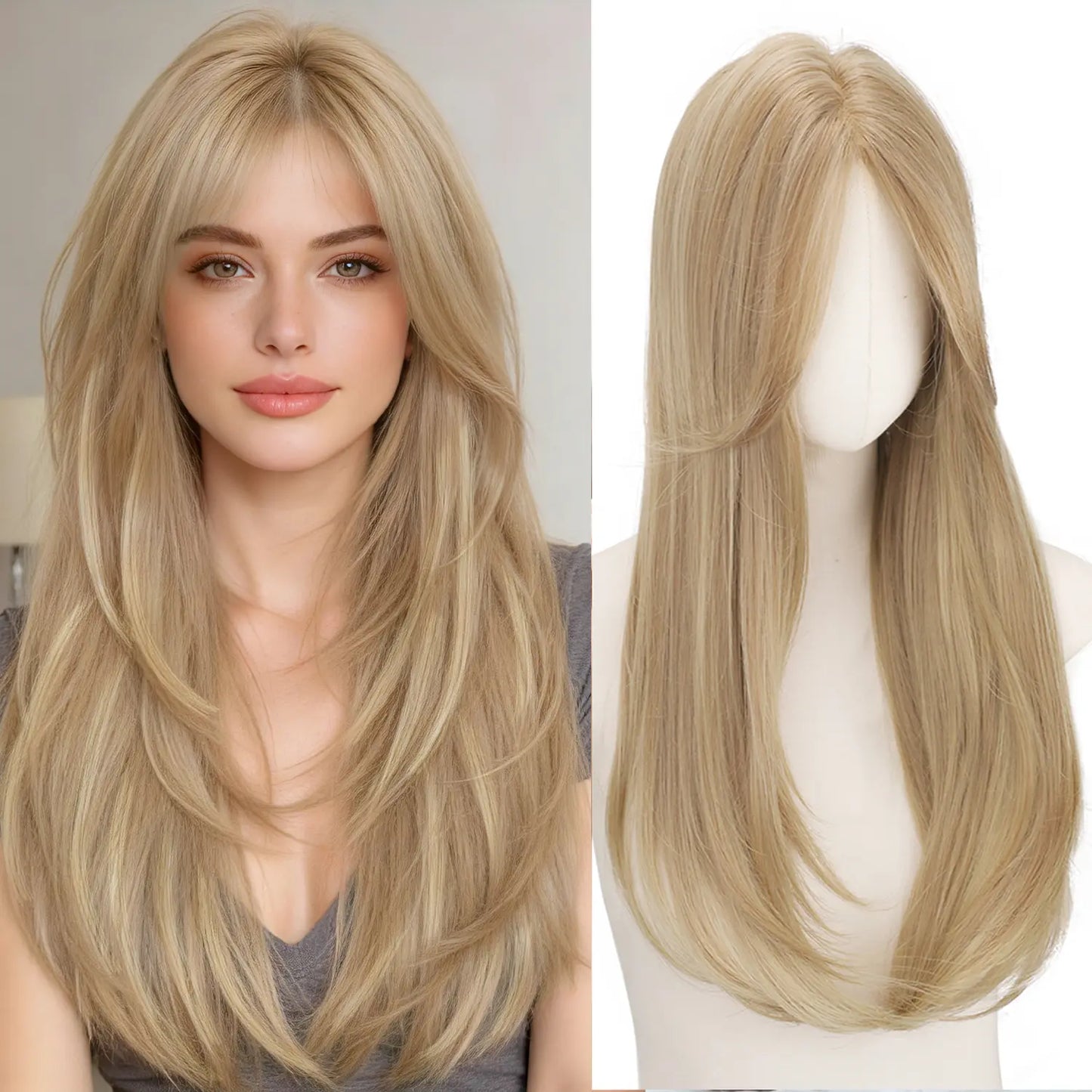 ☀️ Hot Weather? Try This Breathable Hair Solution-Natural-Looking Hair Topper for Women