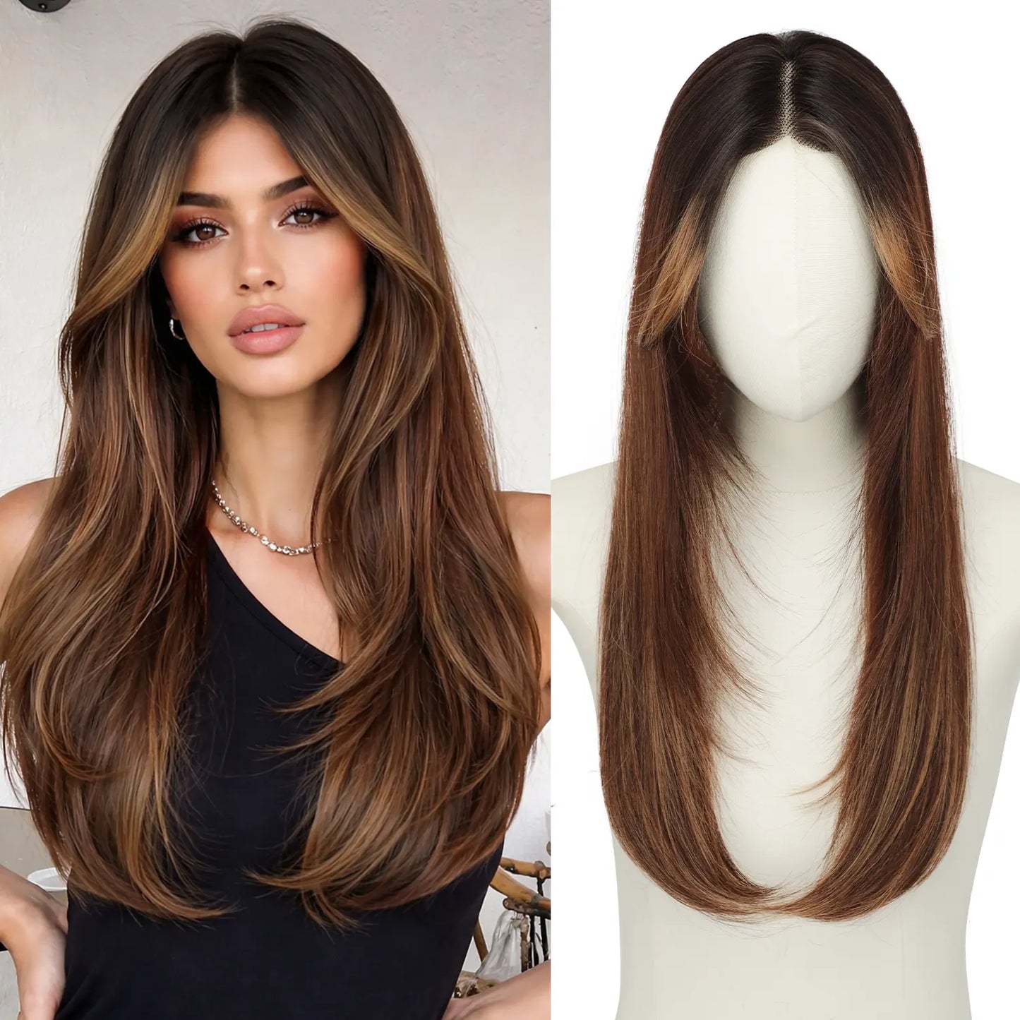 ☀️ Hot Weather? Try This Breathable Hair Solution-Natural-Looking Hair Topper for Women