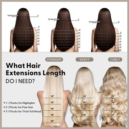 Seamless Injected Hand-Tied Invisible Tape In Hair Extension