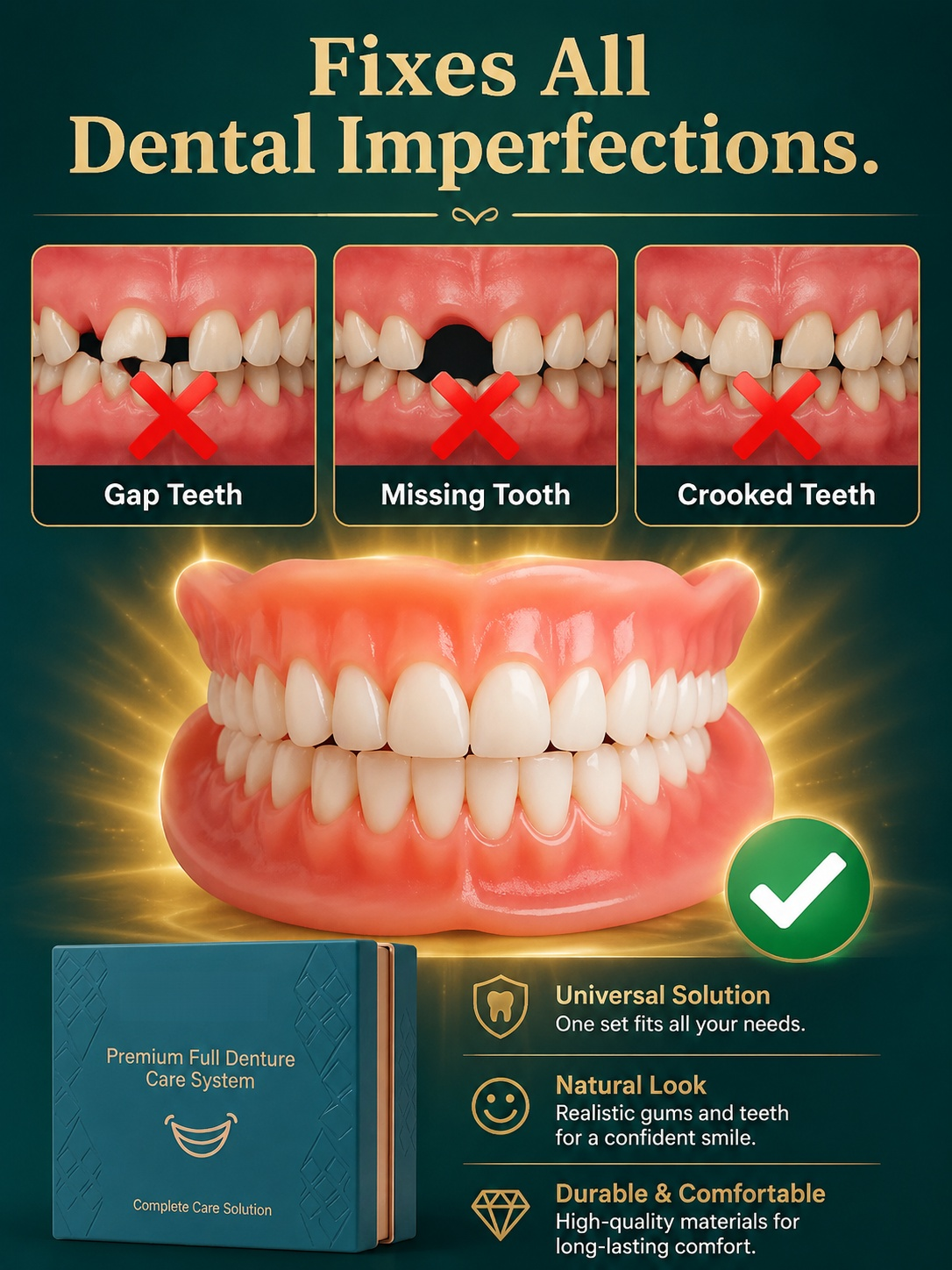 Complete‑Fit Cosmetic Smile Veneer Kit