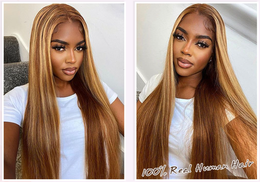 Final Hours – Up to 79% Off🌷💥Straight HD Transparent Lace Front Wigs Human Hair