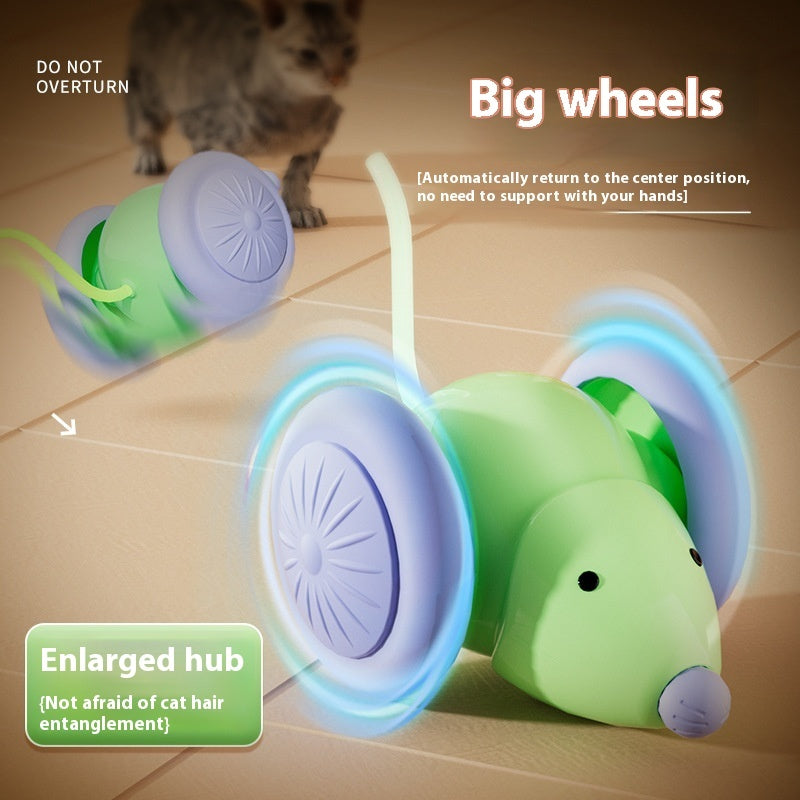 Pet Toys Interactive Cat Toy Electric Mouse Car – Automatic Teaser With Intelligent Obstacle Avoidance Pet Products