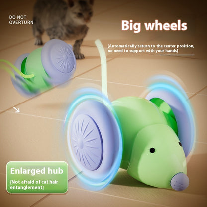 Pet Toys Interactive Cat Toy Electric Mouse Car – Automatic Teaser With Intelligent Obstacle Avoidance Pet Products