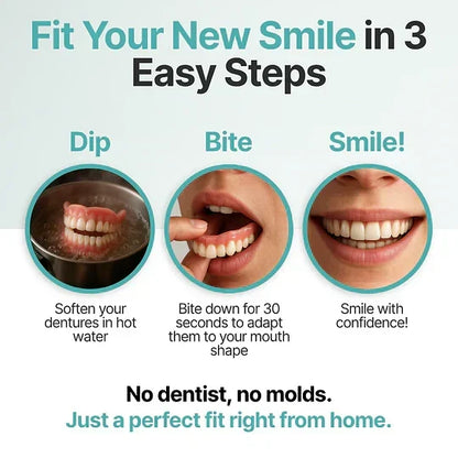 🦷 HazyGalaxy™ Custom-Fit Dentures ⏰ ENDS TODAY   88% OFF | Smile with Confidence