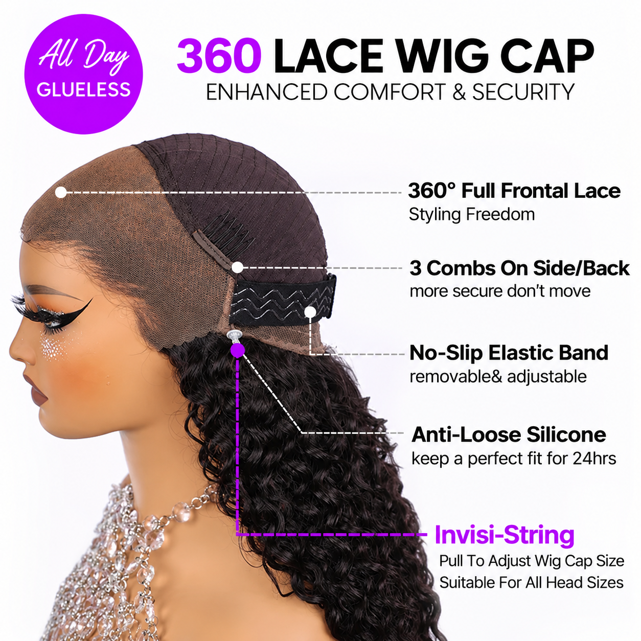 Glueless Yaki Straight Short Bob Wig - 7x5 HD Lace