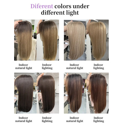 ☀️ Hot Weather? Try This Breathable Hair Solution-Natural-Looking Hair Topper for Women